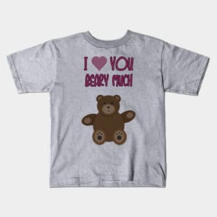 Beary Love *Clear BG* Kids T-Shirt